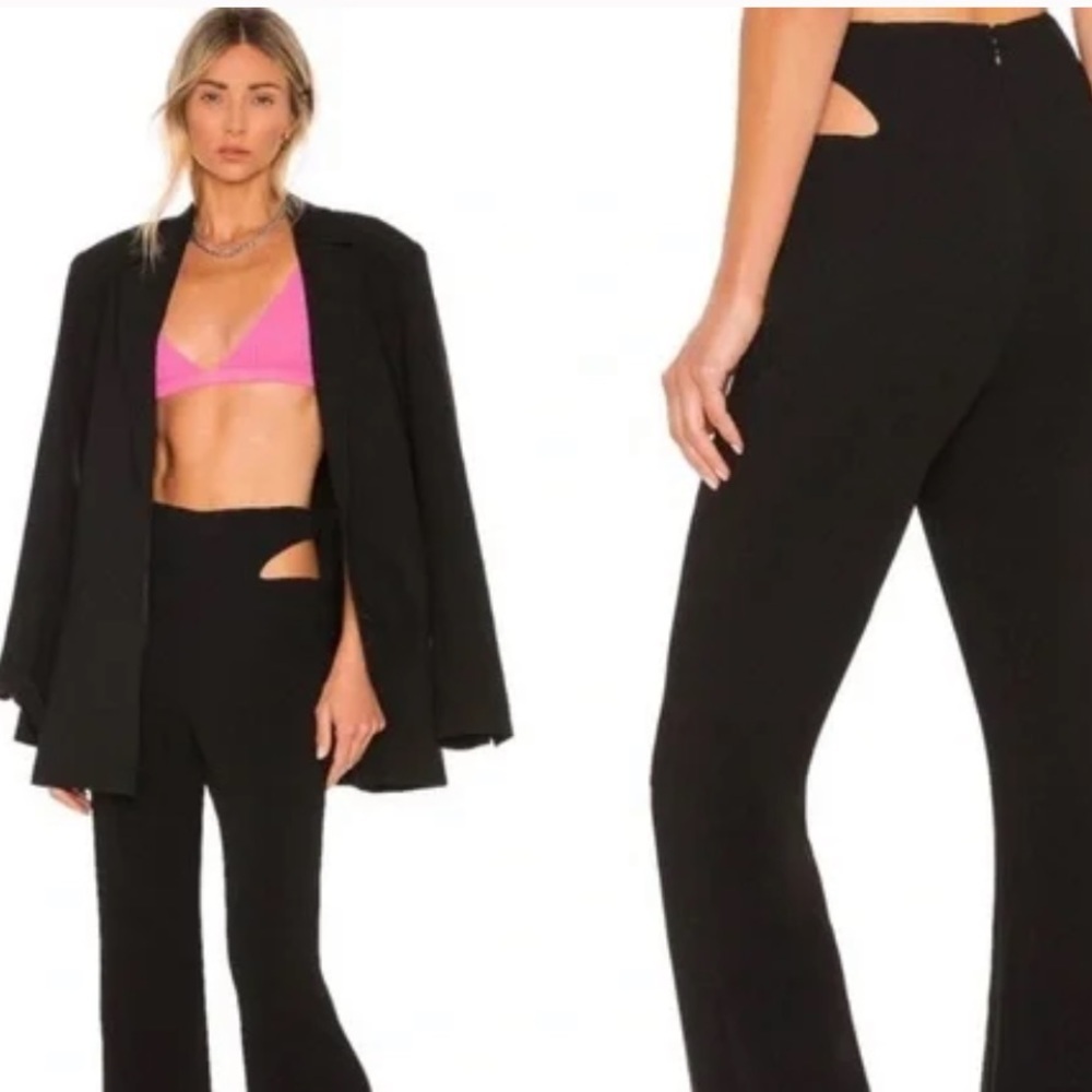 Revolve - h:ours black cutout pants
